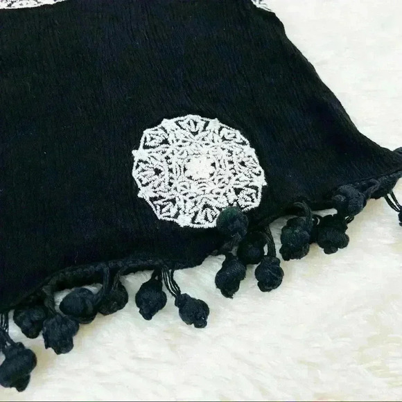 Altar’d State Rayon Embroider Pom Sleeveless Top - Picture 6 of 14